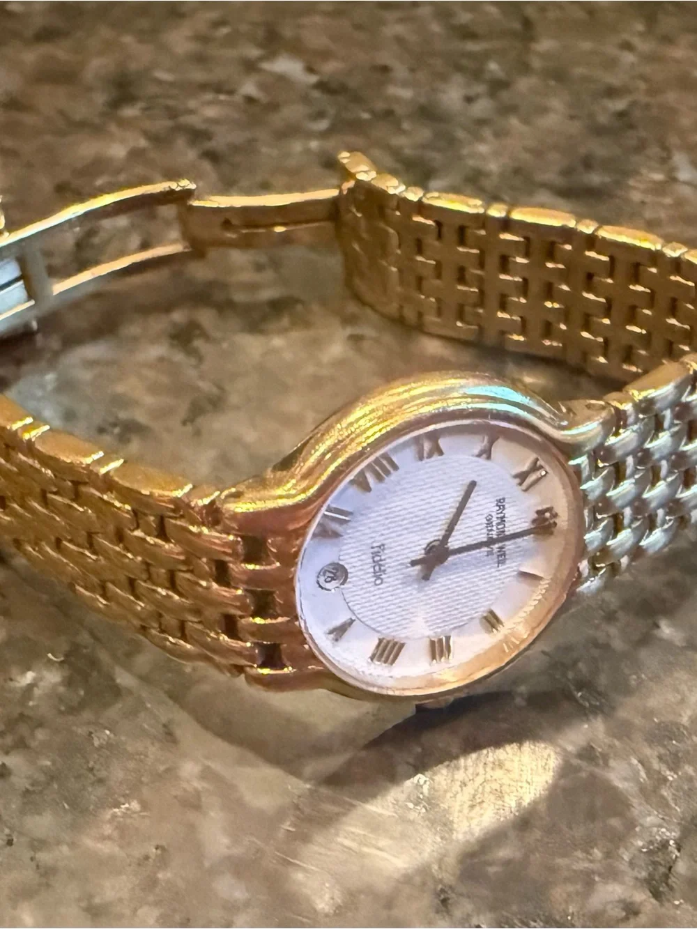 Vintage Women’s Raymond Weil Fidelio 18k Gold Electroplated Swiss Quartz Watch